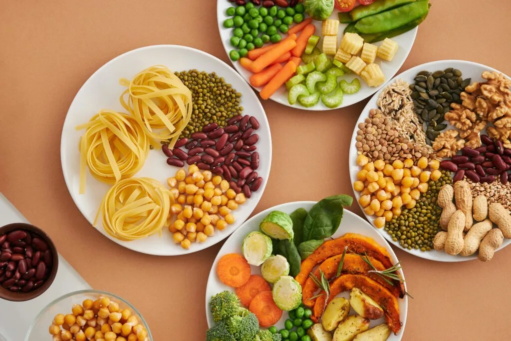Food with peanuts