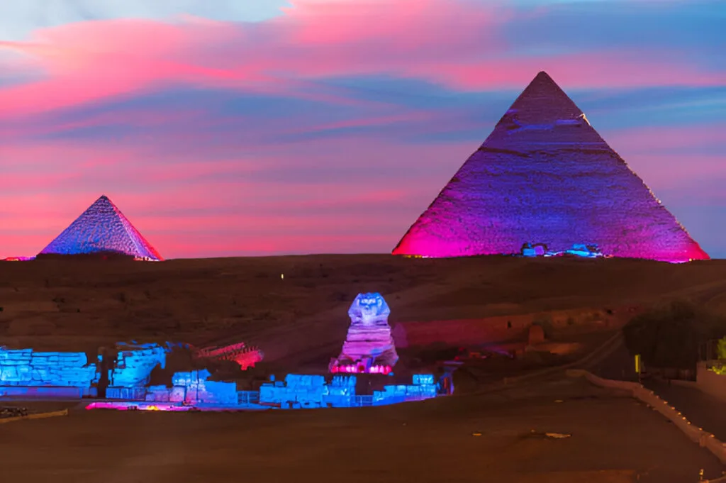 sound and light show in giza