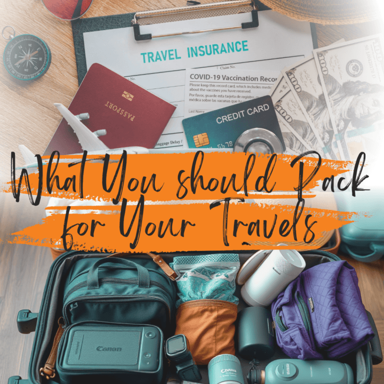 what you pack for your travel